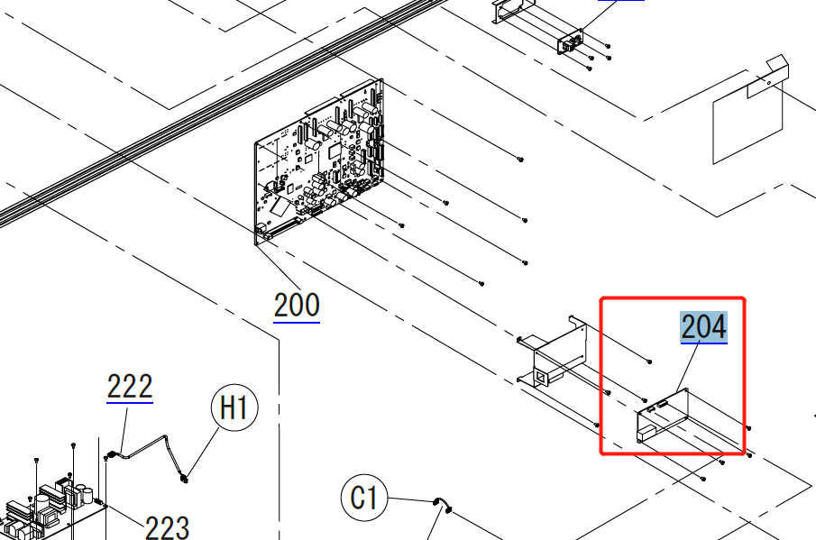 Epson SC-S30600/S40600/S50600 S60600/S70600/S80600 B7000/B9000 F7000/F7100/F7200 F9200/F9300/F9400 CB78MAIN-B - Tarjeta de red 2142891
