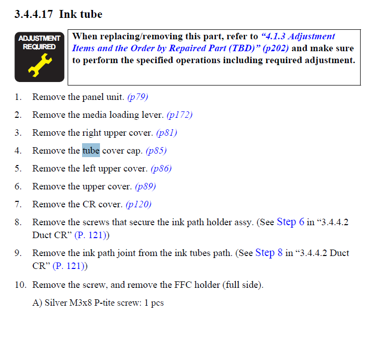 Tubo de tinta A EPSON SC-S40600/S40610/S40650/S40670 (lado completo) - 1680686 / 1734979 / 1863426 / 1766905