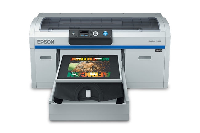Impresora Epson SureColor F2000W White Edition de impresión directa a prenda