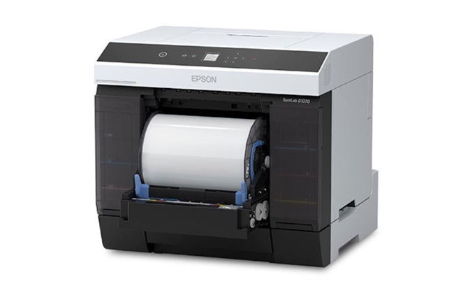 Impresora fotográfica EPSON SureLab D1070DE Professional Minilab de 6 colores, 46,5 x 43,2 x 42,9 cm, con impresión a doble cara