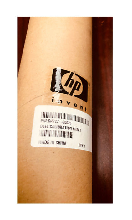 Cn727-60025 HP Calibration Sheet - for HP T2500/T3500/t2300 www.wideimagesolutions.com 99.99