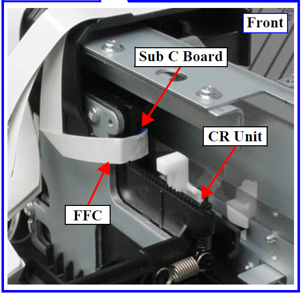 Cable FFC para EPSON F500, F501, T2100, T3100, T3100N, T3100X, T3100D y T3170 CR - 2183767 + 2183768