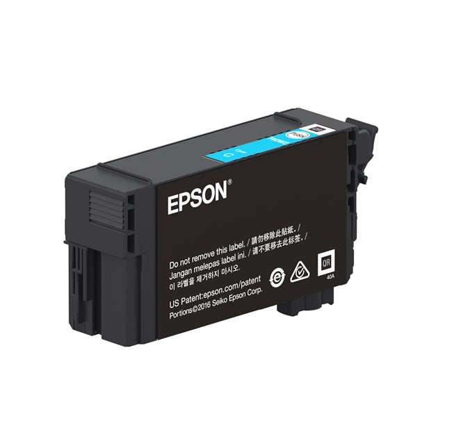 Tinta cian Epson UltraChrome XD2 de 50 ml para impresoras SureColor T2170, T3170, T3170M, T5170 y T5170M - T40W220