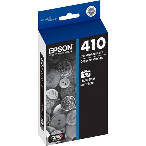 Cartucho de tinta Epson 410 Claria Premium Photo Black para Expression XP-530, XP-630, XP-640, XP-830 y XP-7100 - T410120-S