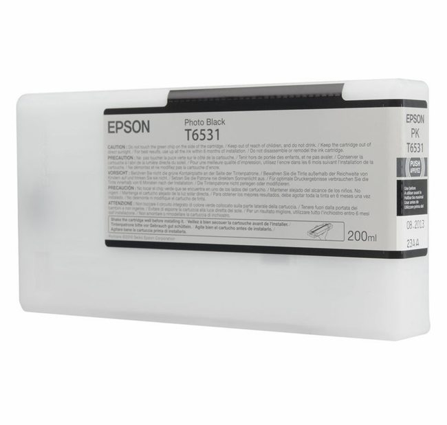 Tinta Epson UltraChrome HDR negra fotográfica de 200 ml para Stylus Pro 4900 - T653100