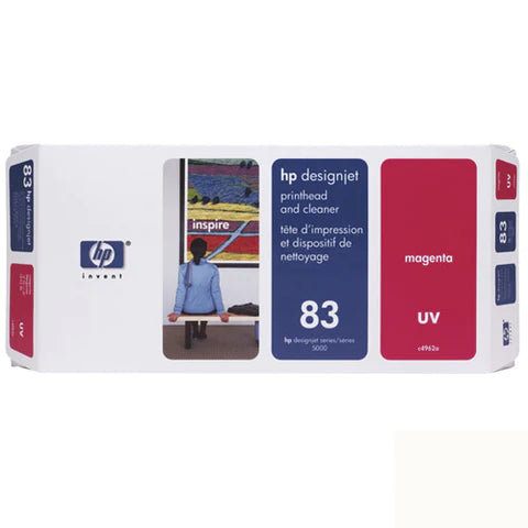 Tinta UV magenta HP 83 para HP Designjet 5000, 5500 - C4942A (nuevo OEM)