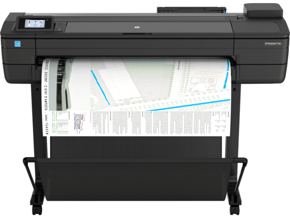 Impresora plotter inalámbrica de gran formato HP DesignJet T730 de 36" con funciones de seguridad (F9A29D)