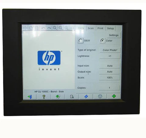 Pantalla táctil y PPC - Para las impresoras multifunción HP DesignJet 820, 4500, 4520, T1120, T1200 y T1100 (CQ654-67008) - Reacondicionado
