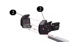 Soporte de eje izquierdo RM2 para impresora HP DesignJet 4500/4520 (Q1271-60685) - Nuevo