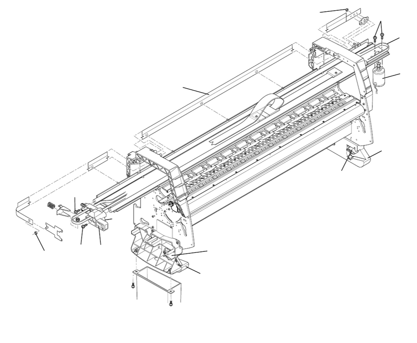 Tira codificadora para la serie HP DesignJet 1050C/1055CM - Nueva (C6072-60197)