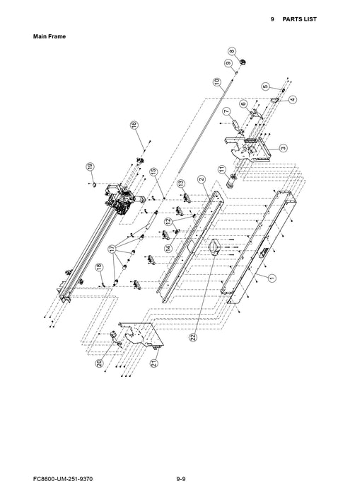 Juego de rodillos de accionamiento X para Graphtec FC8600-60 (621632520)