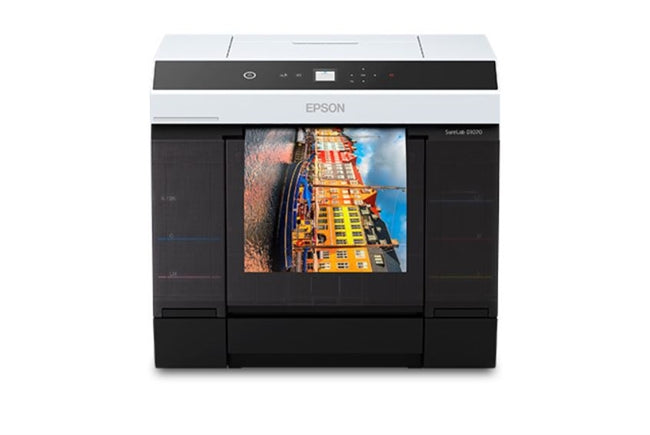 Impresora fotográfica EPSON SureLab D1070DE Professional Minilab de 6 colores, 46,5 x 43,2 x 42,9 cm, con impresión a doble cara