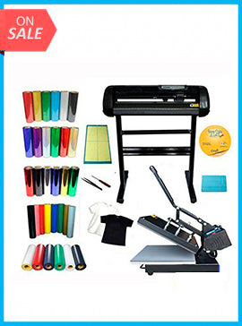 Heat press, Vinyl Cutter ,Software Vinyl DIY T-shirt by Vinyl Start-up Kit www.wideimagesolutions.com 929.99