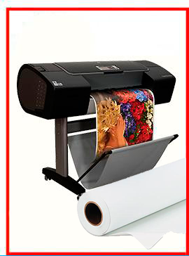 HP Designjet Z3200 24-in Photo Printer - Recertified - (90 Days Warranty) + Premium Polyester Canvas Roll Matte print HP 24" x 60&