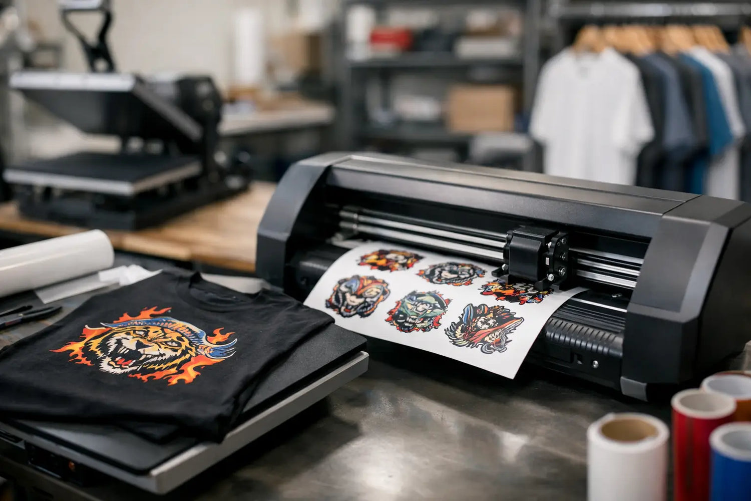 Choosing an Apparel Graphics Print and Cut Machine