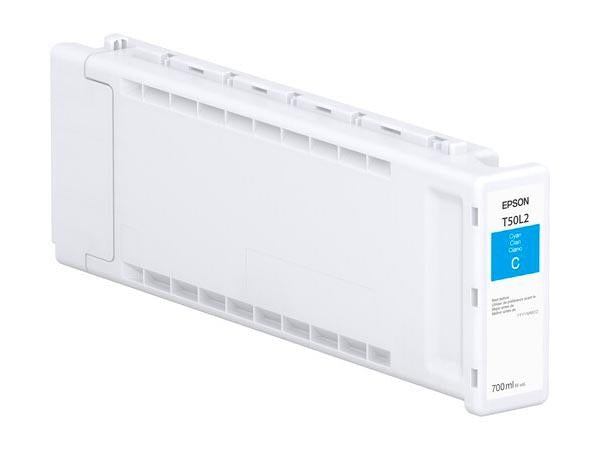 Cartucho de tinta Epson T50L Cian UltraChrome XD3 de 700 ml para SureColor T3770E, T3770DE, T3770DR, T5770DR, T5770DM, T7770D, T7770DM - T50L220