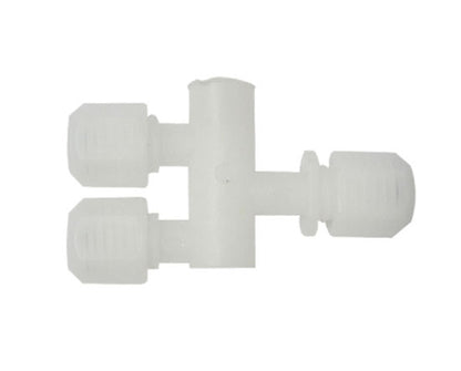Conector en Y resistente a disolventes Mimaki/Roland/Mutoh (DI: 3 mm, DE: 4 mm) 