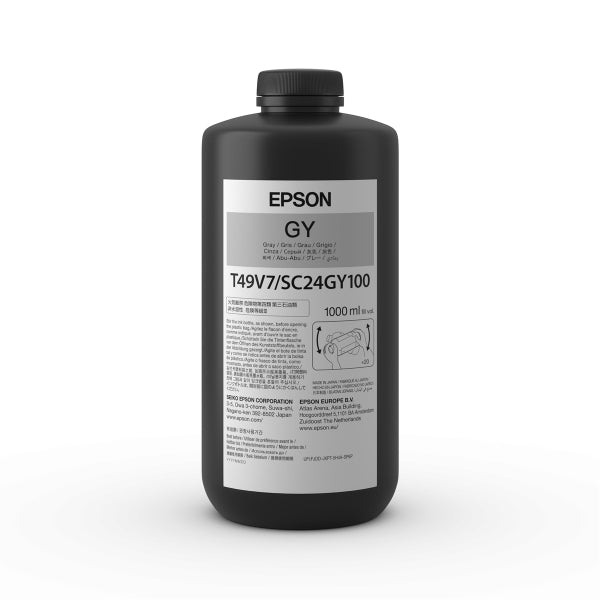 Botella de tinta gris Epson UltraChrome T49 de 1 l para SureColor V7000 - T49V710