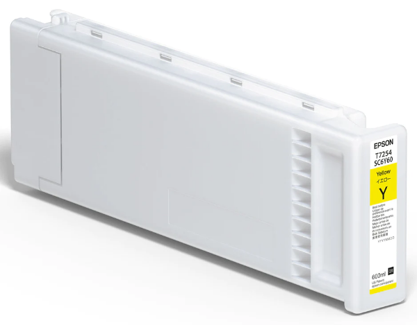 Cartucho de tinta amarilla Epson UltraChrome DG de 600 ml para SureColor F2000 y F2100 - T72540N