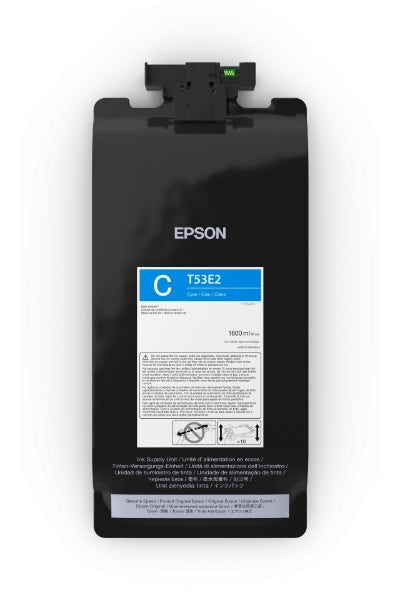 Bolsa de tinta cian Epson Ultrachrome PRO6 de 1,6 l para SureColor P8570DL - T53E220