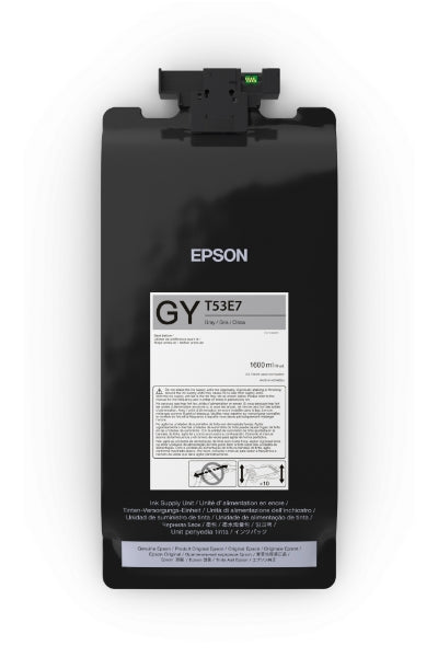 Bolsa de tinta gris Epson Ultrachrome PRO6 de 1,6 l para SureColor P8570DL - T53E720