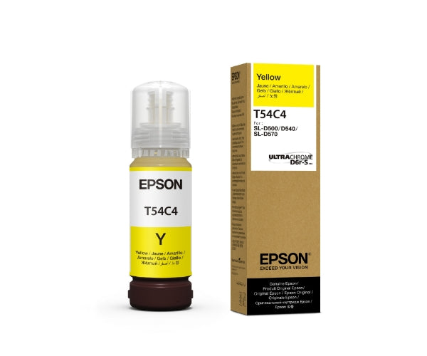 Botella de tinta amarilla Epson UltraChrome T54C de 70 ml para SureLab D570 - T54C420
