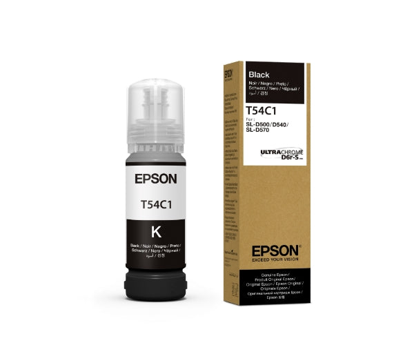 Botella de tinta negra Epson UltraChrome T54C de 70 ml para SureLab D570 - T54C120