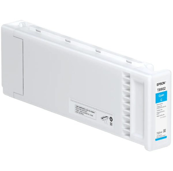 Cartucho de tinta cian Epson T890 UltraChrome GS3 de 700 ml para SureColor S40600, S60600 y S80600 - T890220