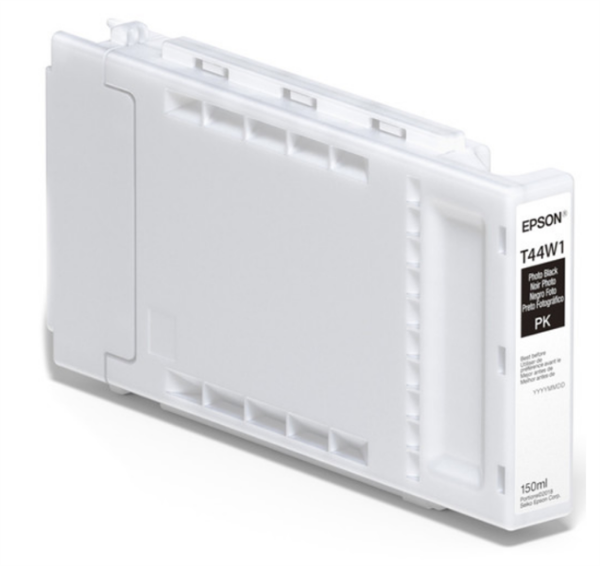 Cartucho de tinta Epson UltraChrome Pro 12 (150 ml), color negro fotográfico, para SureColor P7570 y P9570 - T44W120