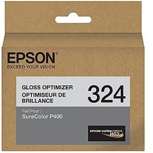 Optimizador de brillo Epson 324 de 14 ml para SureColor P400, paquete de dos - T324020