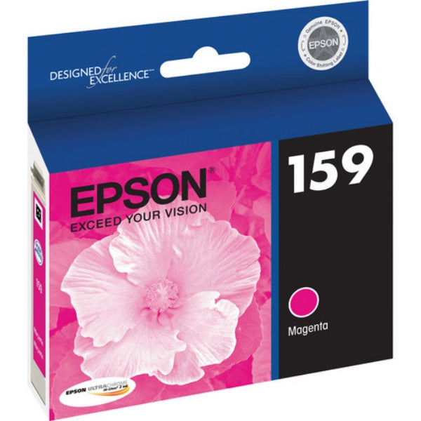 Cartucho de tinta Epson 159 UltraChrome Hi-Gloss 2 Magenta para Stylus R2000 - T159320