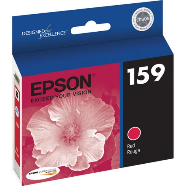 Cartucho de tinta Epson 159 UltraChrome Hi-Gloss 2 rojo para Stylus R2000 - T159720