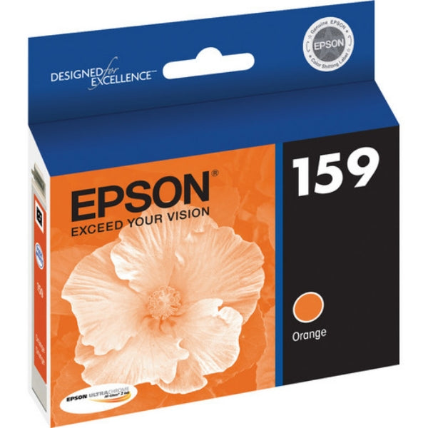 Cartucho de tinta Epson 159 UltraChrome Hi-Gloss 2 naranja para Stylus R2000 - T159920
