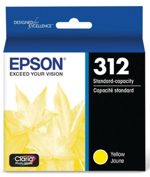 Tinta Epson 312 Claria Photo HD amarilla para XP-15000, XP-8500, XP-8600, XP-8700 - T312420S