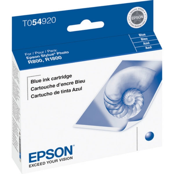 Tinta azul UltraChrome Epson T054 para Stylus R800 y R1800 - T054920
