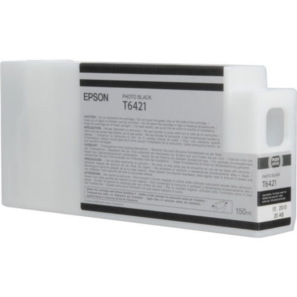 Tinta Epson UltraChrome HDR negra fotográfica de 150 ml para Stylus Pro 7700, 7880, 7890, 7900, 7900CTP, 9700, 9880, 9890, 9900, WT7900 - T642100