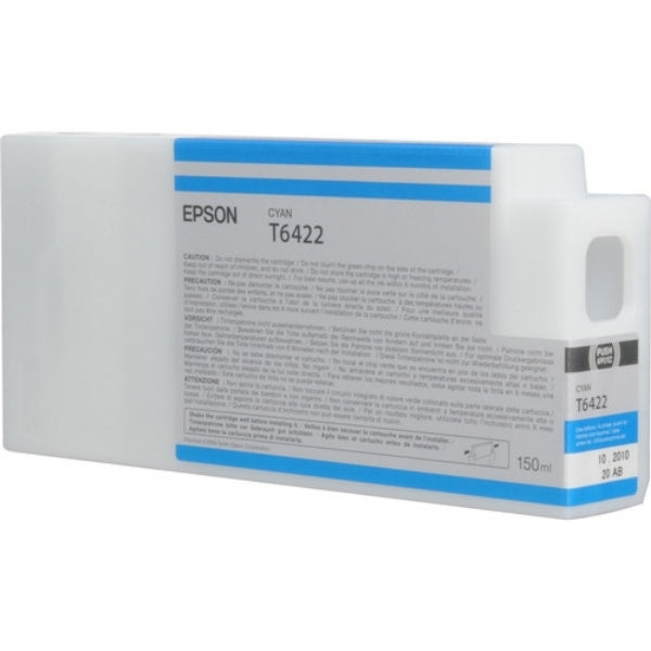 Tinta cian Epson UltraChrome HDR de 150 ml para Stylus Pro 7700, 7890, 7900, 7900CTP, 9700, 9890, 9900, WT7900 - T642200