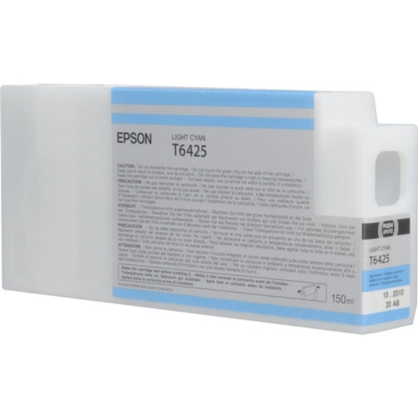 Tinta Epson UltraChrome HDR cian claro de 150 ml para Stylus Pro 7890, 7900, 7900CTP, 9890, 9900, WT7900 - T642500