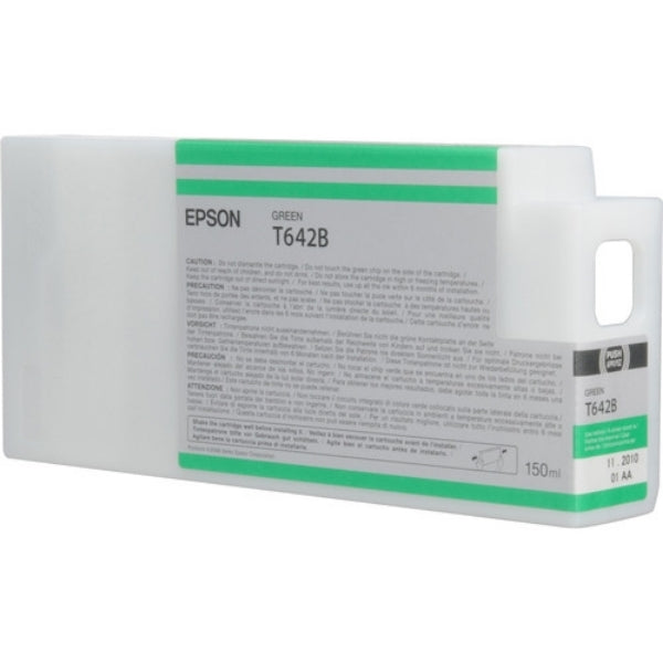 Tinta Epson UltraChrome HDR verde de 150 ml para Stylus Pro 7900, 7900CTP, WT7900, 9900 - T642B00