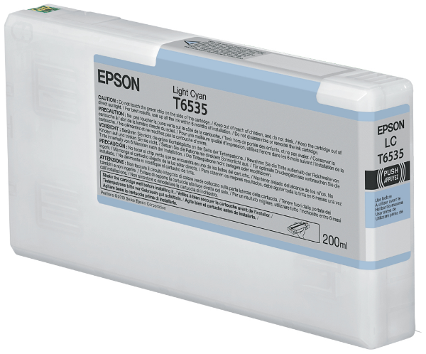 Tinta Epson UltraChrome HDR Cian Claro 200 ml para Stylus Pro 4900 - T653500