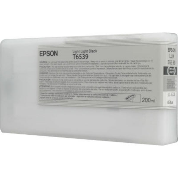Tinta Epson UltraChrome HDR negra clara de 200 ml para Stylus Pro 4900 - T653900