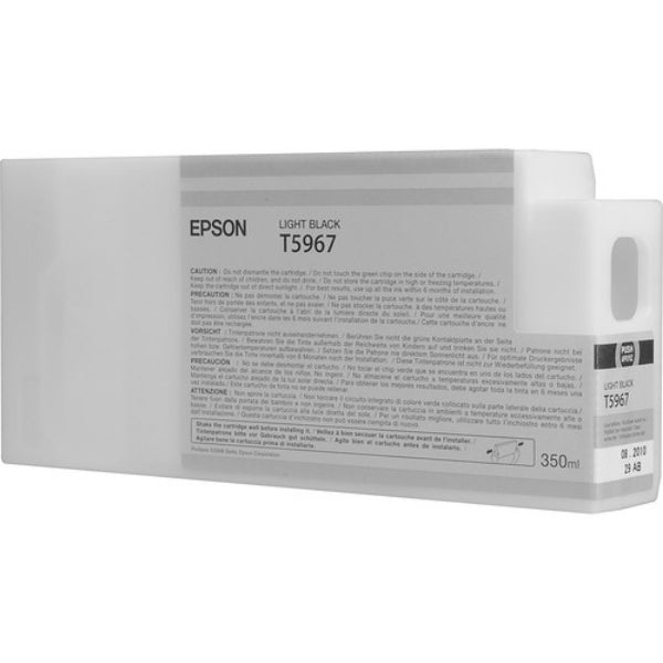 Tinta Epson UltraChrome HDR negra clara (350 ml) para Stylus Pro 7890, 7900, 9890, 9900 - T596700