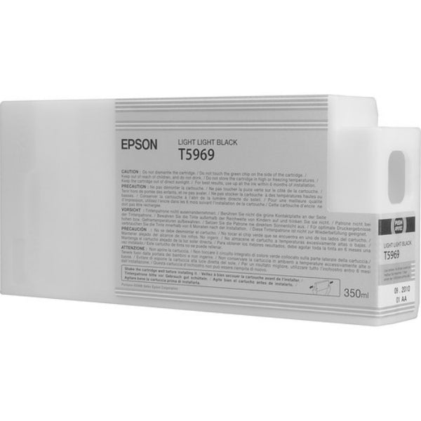 Tinta Epson UltraChrome HDR negra clara (350 ml) para Stylus Pro 7890, 7900, 9890, 9900 - T596900