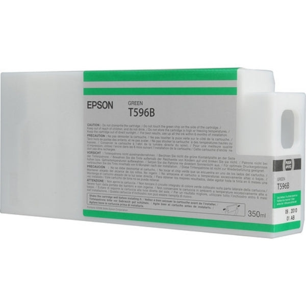 Tinta Epson UltraChrome HDR verde de 350 ml para Stylus Pro 7900, 7900CTP, WT7900, 9900 - T596B00