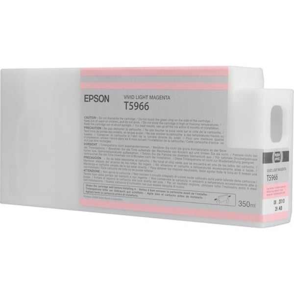 Tinta Epson UltraChrome HDR Magenta Claro Vivo 350 ml para Stylus Pro 7890, 7900, 7900CTP, 9890, 9900, WT7900 - T596600