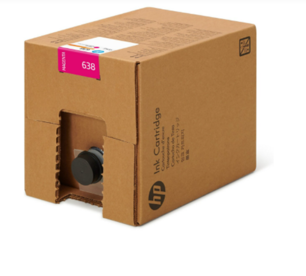 Cartucho de tinta de sublimación HP 638 de 10 l, color magenta, para S1000 - 4UV65A