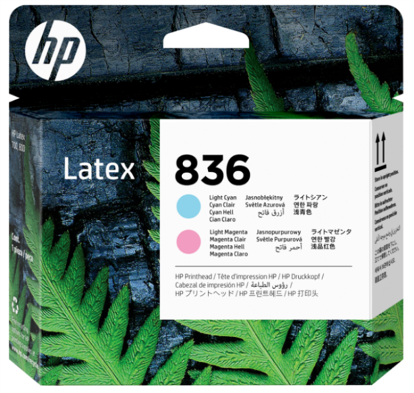 Cabezal de impresión HP 836 cian claro/magenta claro para Latex 630, 630W, 700, 700W, 800, 800W - 4UV97A