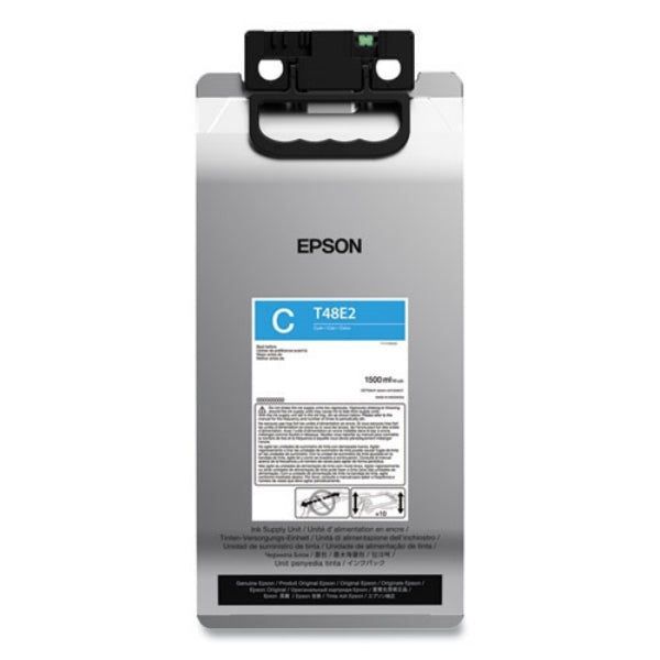 Tinta cian de alto rendimiento Epson (T48E) UltraChrome RS de 1,5 l para SureColor R5070PE - T48E220
