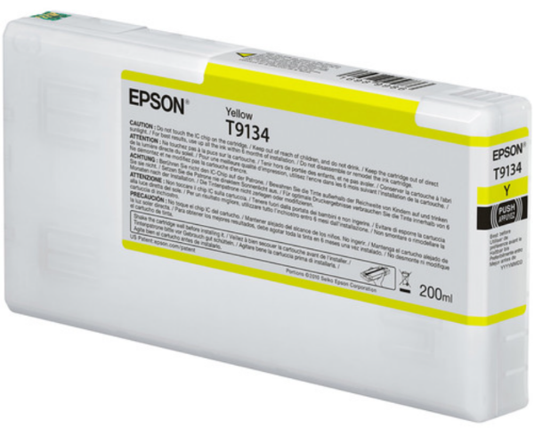 Cartucho de tinta Epson Ultrachrome HD Amarillo de 200 ml para impresoras SureColor P5000 - T913400