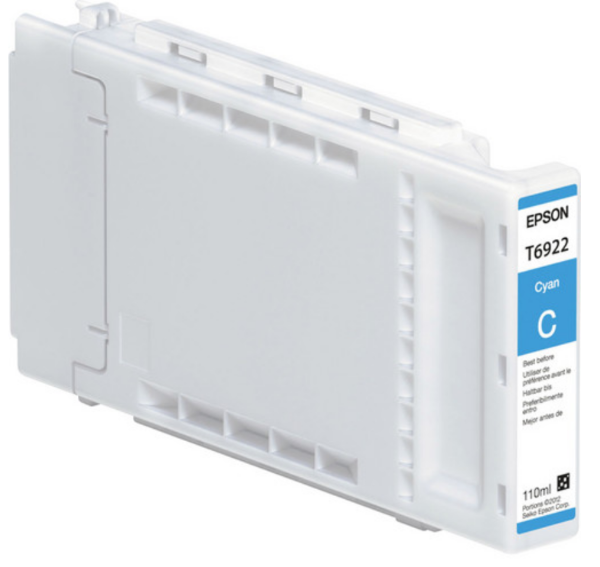 Cartucho de tinta cian Epson T692 Ultrachrome XD de 110 ml para SureColor T3000, T3270, T5000, T5270, T5270D, T7000, T7270, T7270D - T692200